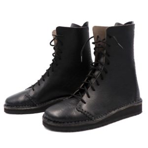 handmade leather lace up boots