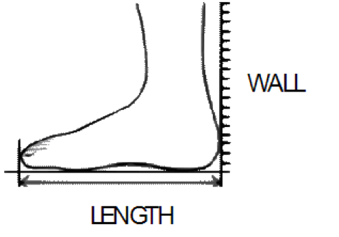 Measure feet guide