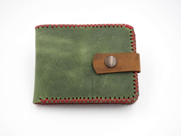 handmade leather wallet