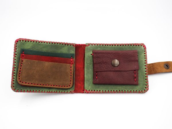 handmade leather wallet