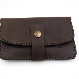 handmade leather pouch