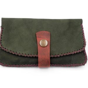 handmade leather tobacco pouch