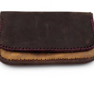 handmade leather tobacco pouch
