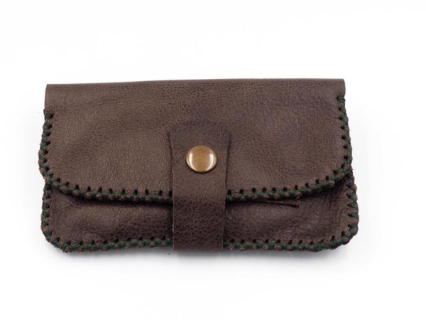 handmade leather tobacco pouch