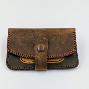 Handmade leather tobacco pouch