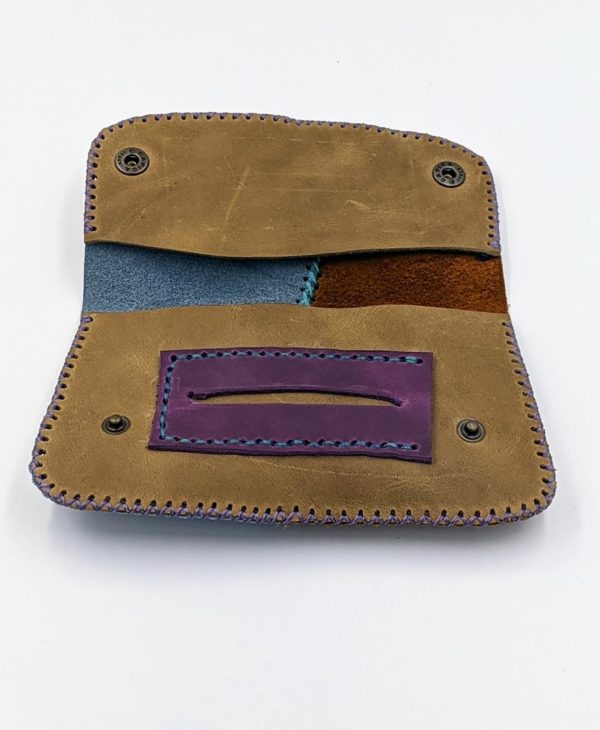 Handmade leather tobacco pouch