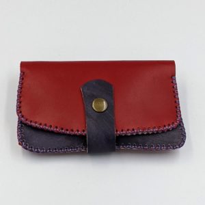 Handmade leather tobacco pouch